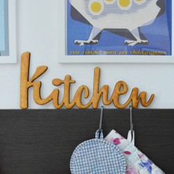 Kitchen - scritta decorativa